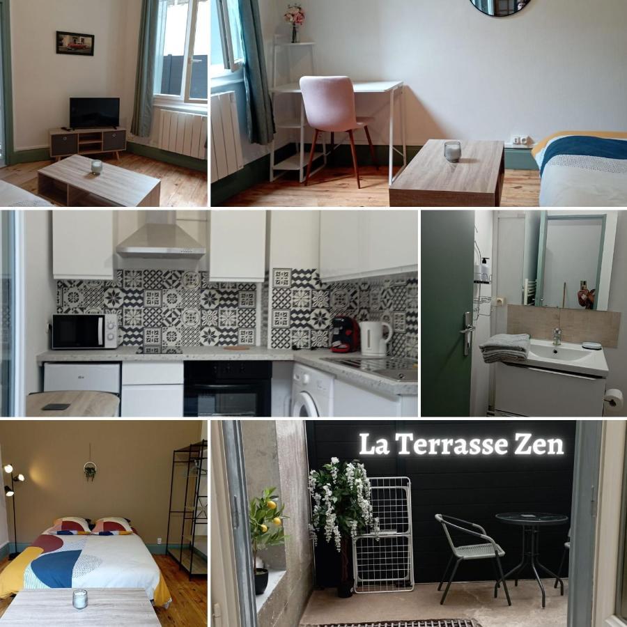 La Terrasse Zen Dacher - Superbe Appartement 30 M2 Tout Equipe Avec Terrasse Coeur Vichy Proche Gare Thermes Cures Buitenkant foto
